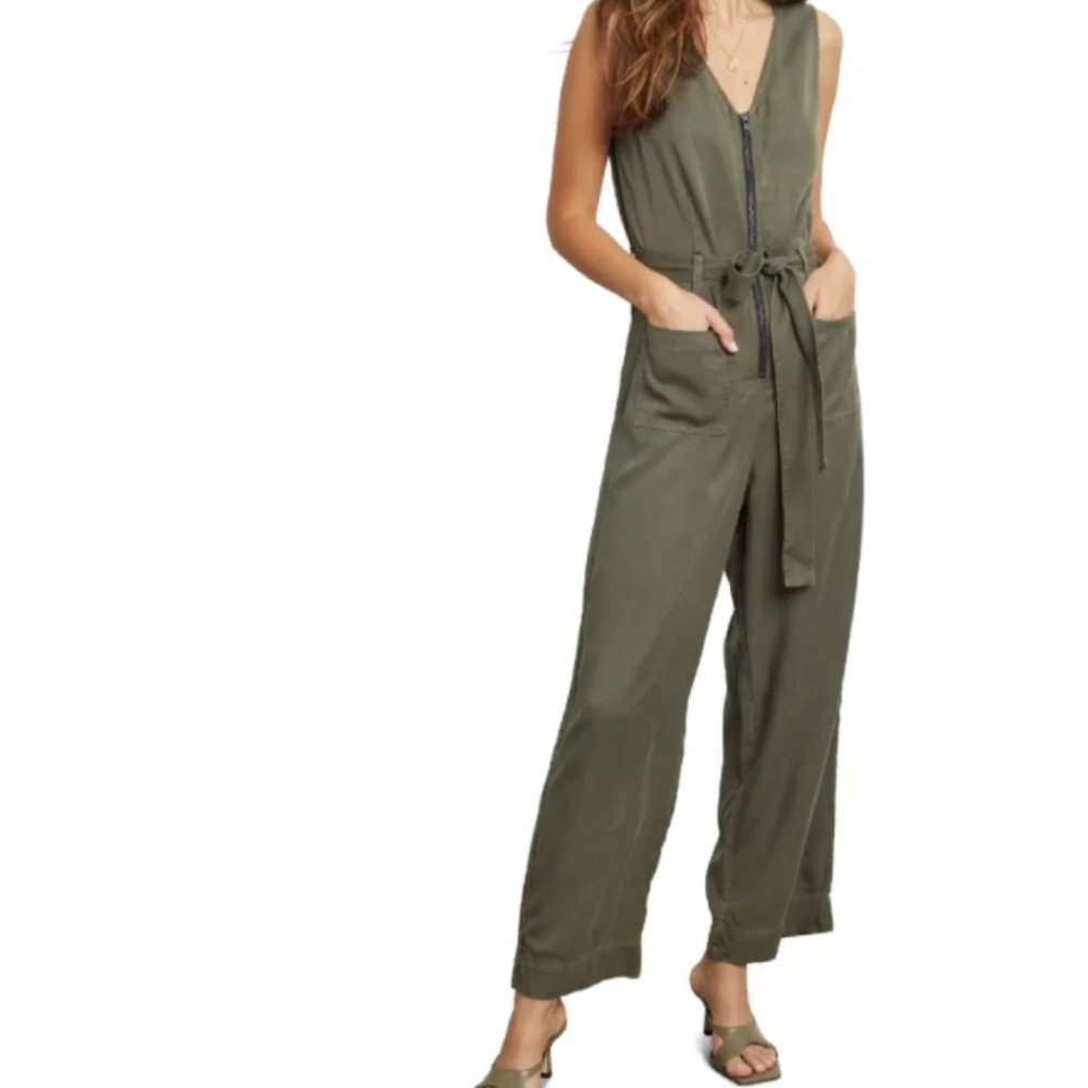 Rails Luke Military Green Jumpsuit